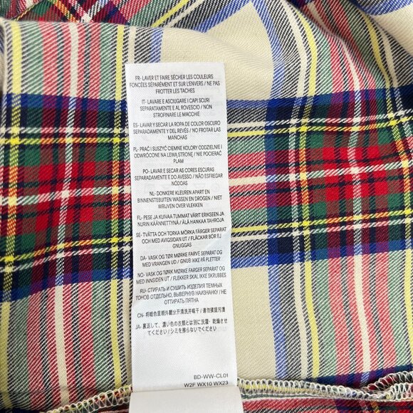 NWOT Boden Layla Brushed Cotton Top Plaid Shirt Blouse Size 8 - Picture 12 of 16